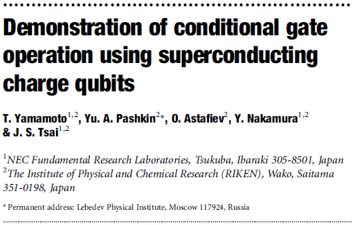 Kubity nadprzewodzące Kubity nadprzewodzące charge qubit E J =.