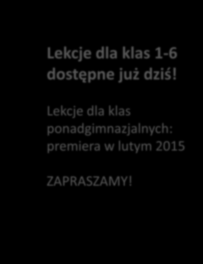 Lekcje dla klas