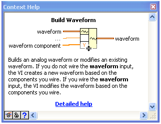 z zakładki Functions/ Programming/ Waveform/ obiekt Build Waveform.