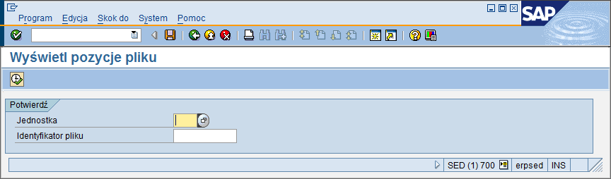 4.4. Operacje na danych Operacje na danych w module SAP-SD3 dzielą się na: - operacje na depozytach (zarządzenia wypłaty) - operacje na danych pobranych z banku (tworzenie depozytów, ewidencja