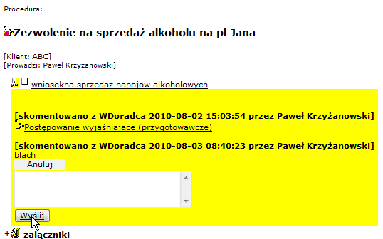 Po kliknięciu tego przycisku otwarty zostanie odpowiedni do