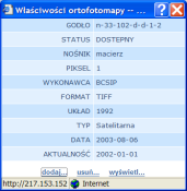 metadanych dla Metadane Wyszukiwanie danych Organizacja zamówień serwer