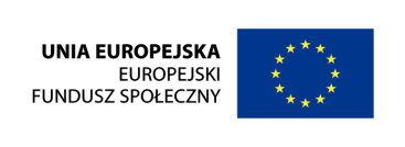 , współfinansowanego ze środków Unii Europejskiej w ramach Europejskiego Funduszu Społecznego (Priorytet VII Promocja integracji społecznej, Działanie 7.