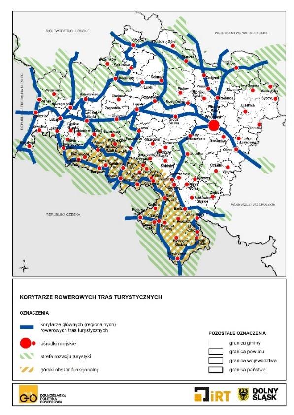 system tras rowerowych województwa