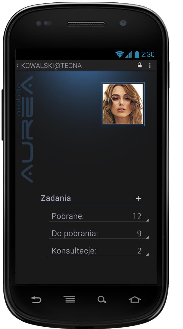 Aurea Mobile System działa na tabletach oraz na