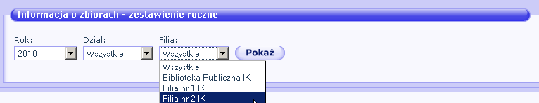 Jeżeli chcemy wydrukować zestawienie, wystarczy kliknąć na guzik znajdujący się w lewym, dolnym rogu ekranu. Wówczas zostanie otwarty dokument w formie pliku *.pdf, który można wydrukować.