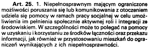 Ustawa o pomocy społecznej o pracy socjalnej - historia Praca socjalna w ustawie o pomocy społecznej z 1990 w brzmieniu oryginalnym Do tego jeszcze trzy nawiązania (łącznie 5 wzmianek): 1.