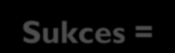 Sukces = Zmiana o 20% Zmiana osiągnięta w ciągu 2 tygodni Zachodzi