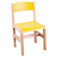 Spr. 02/2011 Załącznik Nr 2 Szczegółowy Opis Przedmiotu Zamówienia 1. Krzesełko Krzesełko drewniane nr 1 żółte 18 szt. Estetycznie wykonane krzesełko, z lakierowanego drewna.