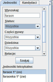 Wyszukiwanie jednostek Warsztaty panel