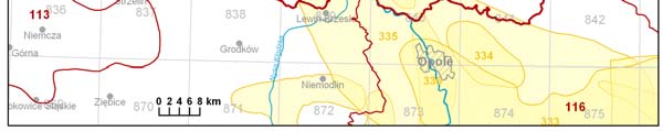 JCWPd nr 93 JCWPd nr 93 zajmuje powierzchnię 4245 km 2 i wchodzi w skład regionu wodnego Środkowej Odry.