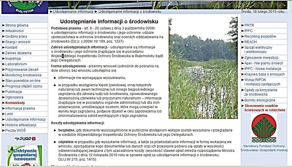 Formę udostępnienia informacji i sposób jej przekazania może określić wnioskodawca składając wniosek.