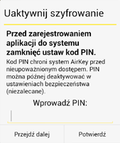 Teraz użytkownik zostanie przełączony do pola Szczegóły danego smartfonu Kliknąć symbol + przy wskazaniu Brak osoby Wybrać żądaną osobę i kliknąć przycisk Dalej.