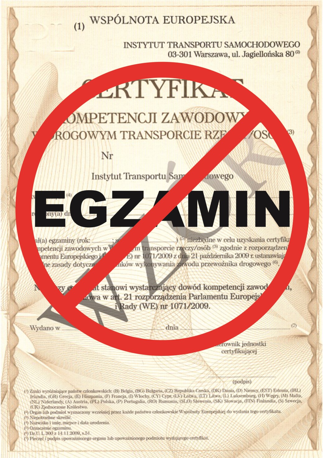 STUDIA PODYPLOMOWE Certyfikat Kompetencji Zawodowych w zakresie transportu drogowego rzeczy Cel
