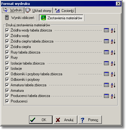 10 Załączniki umieszczony jest przycisk Formatuj. Jego naciśnięcie spowoduje wyświetlenie dialogu Formatuj..., służącego do formatowania tabeli 195.