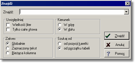 10 Załączniki 10.1.64 Zmienne Dialog służy do definiowania zmiennych, które następnie mogą być wykorzystywane przy wprowadzaniu danych w celu ich sparametryzowania.