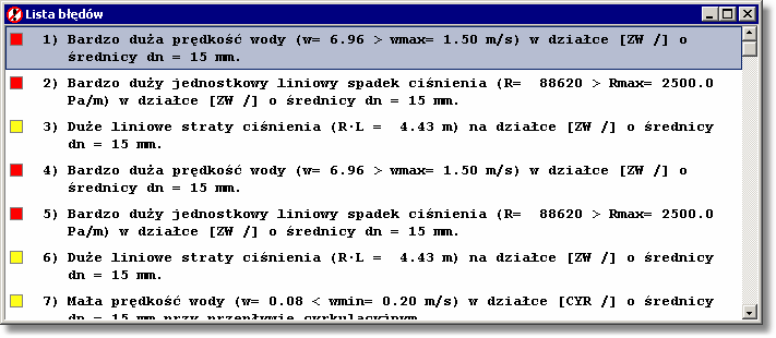 10 Załączniki Przykładowy wygląd paska stanu Pozostałą część obszaru okna programu mogą zajmować okna zawiązane z danymi 29, wynikami obliczeń 162 i zestawieniami materiałów 181.