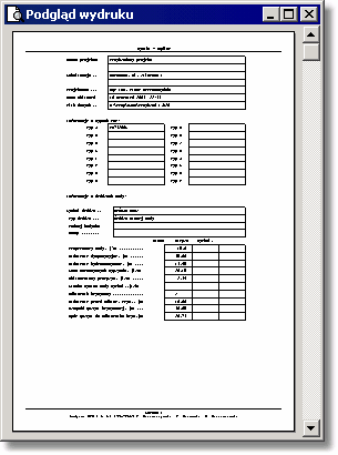 10 Załączniki Okno Podgląd wydruku W oknie podglądu wydruku wyświetlane są całe strony. Numer aktualnie pokazywanej strony podawany jest w pasku stanu 474. Fragment paska stanu z numerem strony.