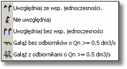 10 Załączniki zmieniać symbole odbiorników występujących w projekcie. Qnzw Normatywny strumień zimnej wody dopływający do urządzenia (odbiornika lub przyboru), [l/s].