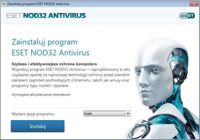 2. Instalacj a Istnieje kilka metod instalacji produktu ESET NOD32 Antivirus na komputerze.
