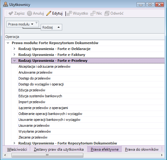 System Zarządzania Forte 2013.