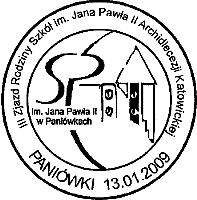 POL09569 13.01.2009 ø 40 mm PANIÓWKI 13.01.2009 III ZJAZD RODZINY SZKÓŁ IM. JANA PAWŁA II ARCHIDIECEZJI KATOWICKIEJ SP IM. JANA PAWŁA II W PANIÓWKACH Budynek Szkoły Podstawowej w Paniówkach.