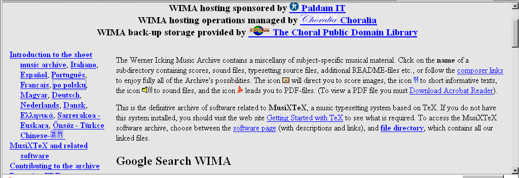 Kolejną ciekawą bazą jest Werner Icking Music Archive. (http://icking-music-archive.org/index.