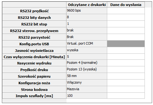Pierwsze uruchomienie drukarki Ustawienia