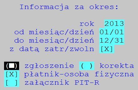 ZATRUDNIENIE Wydruk z podstawą wymiaru składek Dodano wydruk z kartoteki zarobków zawierający podstawę wymiaru składek ZUS.