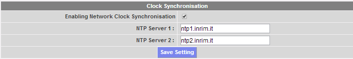 Ustawienie usługi NTP: Serwery NTP do zewnętrznej synchronizacji czasu W celu upewnienia