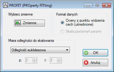 dyferencjału semantycznego, uzyskując oceny poszczególnych firm z punktu widzenia wyróżnionych wymiarów oceny.