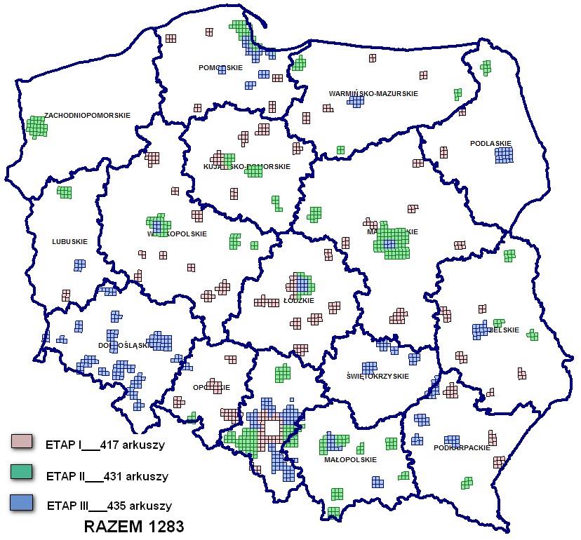 Naszym zadaniem jest kontrola baz KARTO BDOT10k: Oprócz kontroli baz BDOT10k w CODGiK wykonywane są również kontrole baz KARTO i opracowań cyfrowych