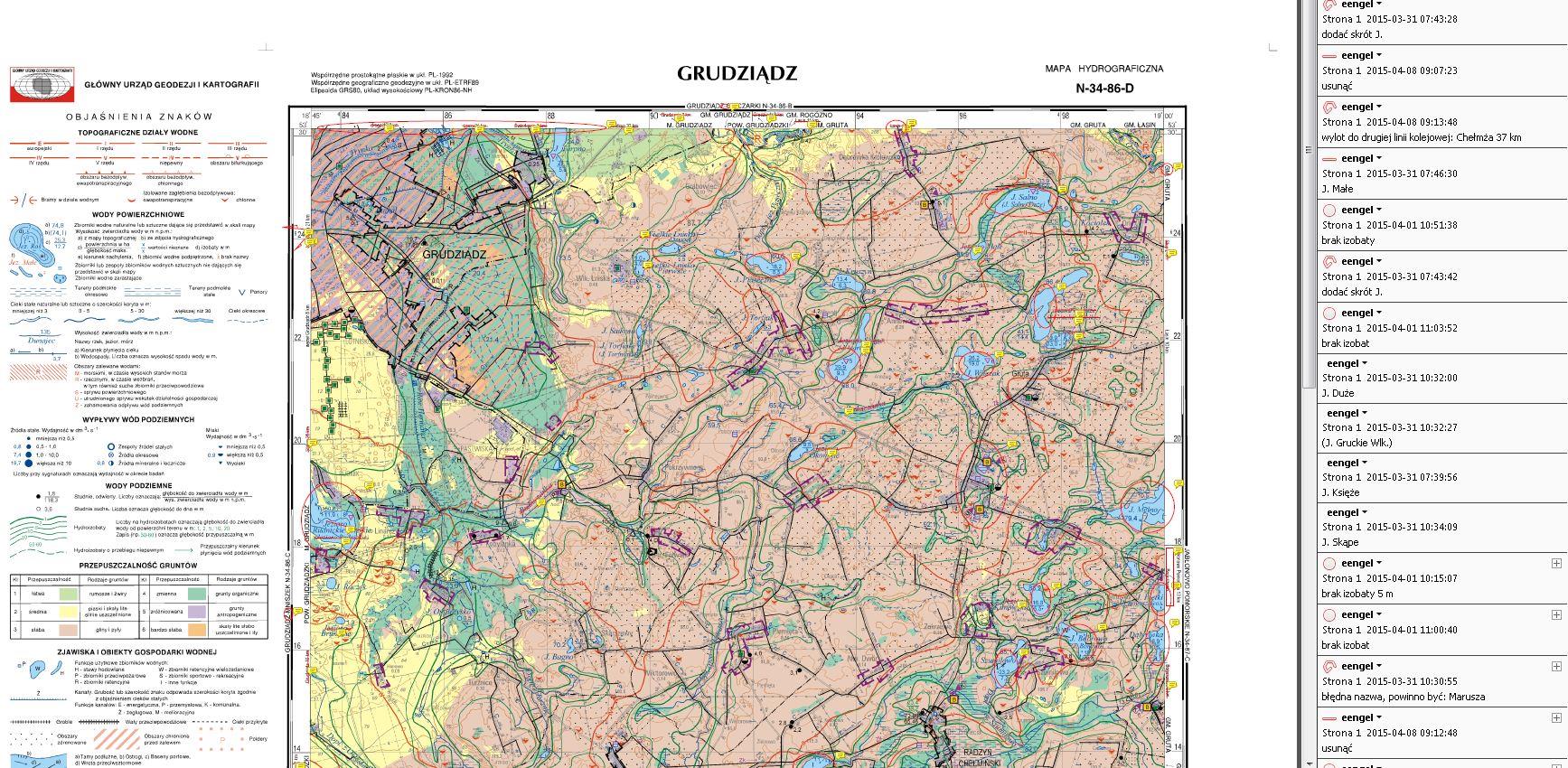 kontrole map tematycznych