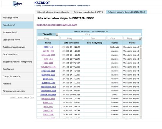 System KSZBDOT Użytkownicy Systemu mogą również w