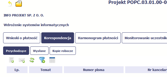 6.1.4. Odświeżanie skrzynki W trakcie Twojej pracy w aplikacji, system nie aktualizuje automatycznie Twojej skrzynki pocztowej możesz to zrobid samodzielnie poprzez funkcję Odśwież 6.1.5.