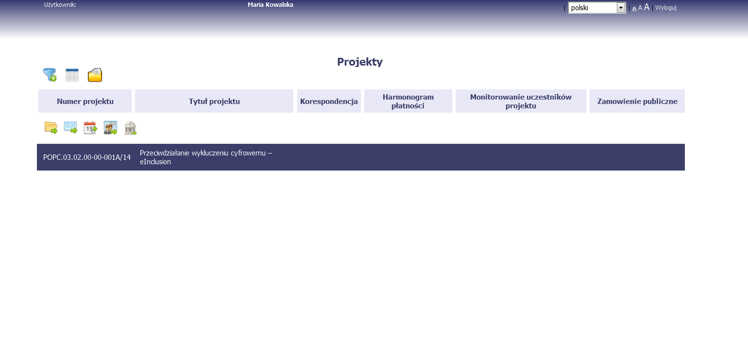 Jeżeli wszystkie dane uzupełniłeś/aś prawidłowo, zalogujesz się do systemu i będziesz mógł/arozpocząd pracę. 2.