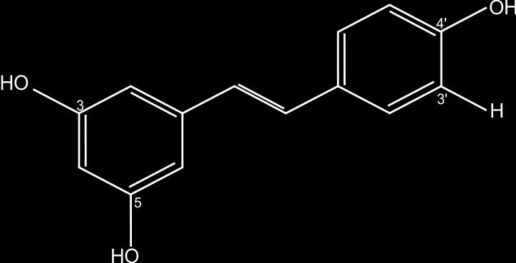 Resweratrol Naturalny polifenol, należący do grupy fitoaleksyn Produkowany głównie przez winorośle (vitis vinifera) oraz przez ok.
