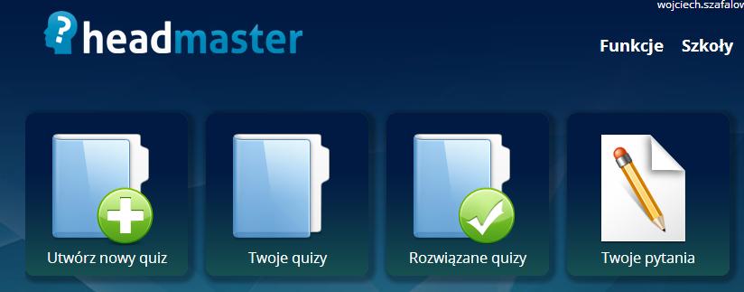 3. Po kliknięciu użytkownik zostanie przeniesiony na stronę główną gry Headmaster.