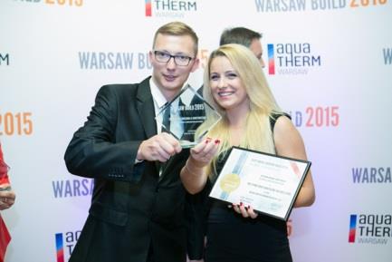 KONKURS DLA WYSTAWCÓW Drugiego dnia targów Warsaw Build 2015, podczas oficjalnej Gali Wystawców, odbyło się rozstrzygnięcie konkursu dla wystawców Złote Medale Warsaw Build 2015 oraz Złote Medale