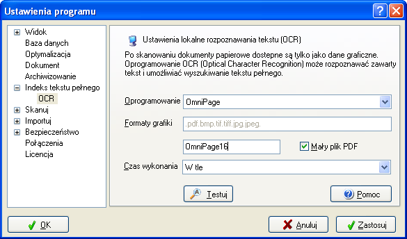 Dokumentacja użytkownika Skanuj 99 Oprogramowanie OCR Po skanowaniu dokumenty papierowe dostępne są tylko jako obraz. Oprogramowanie OCR może rozpoznać tekst i umożliwić wyszukiwanie tekstu pełnego.
