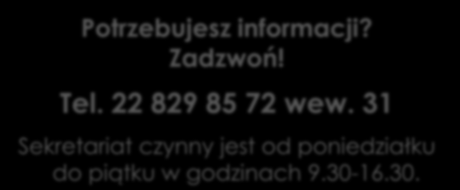 dokumentów i organizacji rekordu. Potrzebujesz informacji? Zadzwoń! Tel.