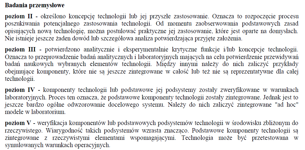 Poziom Gotowości Technologicznej