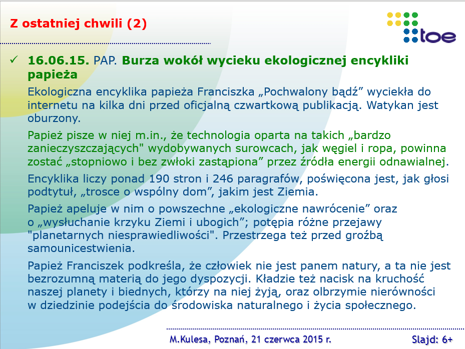 Wprowadzenie inny wymiar OZE? M.