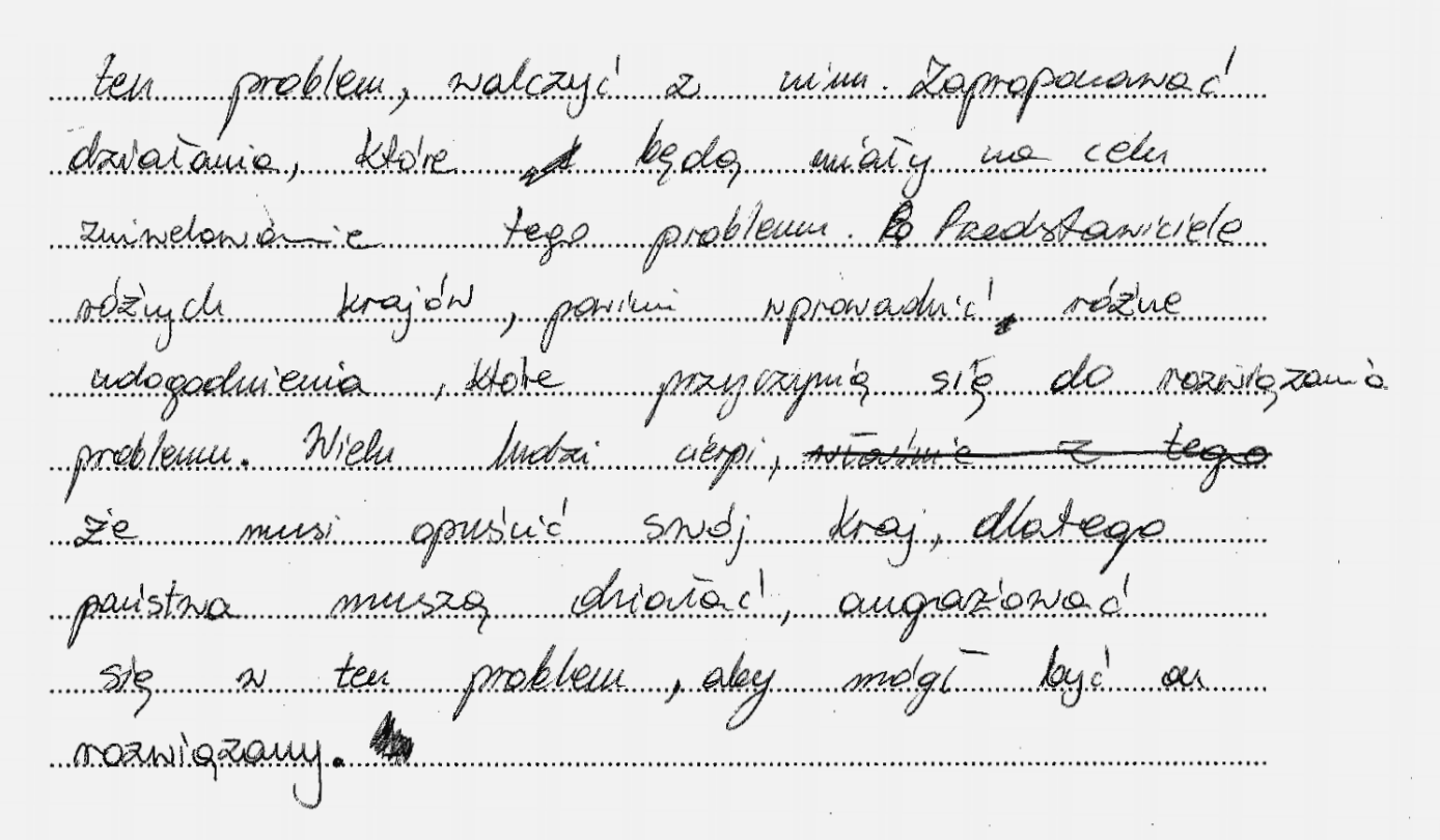 17 Sprawozdanie z egzaminu maturalnego 2014 W arkuszu maturalnym na poziomie rozszerzonym w zadaniu 25. zdający byli proszeni o napisanie wypracowania mieli do wyboru dwa tematy: 1.