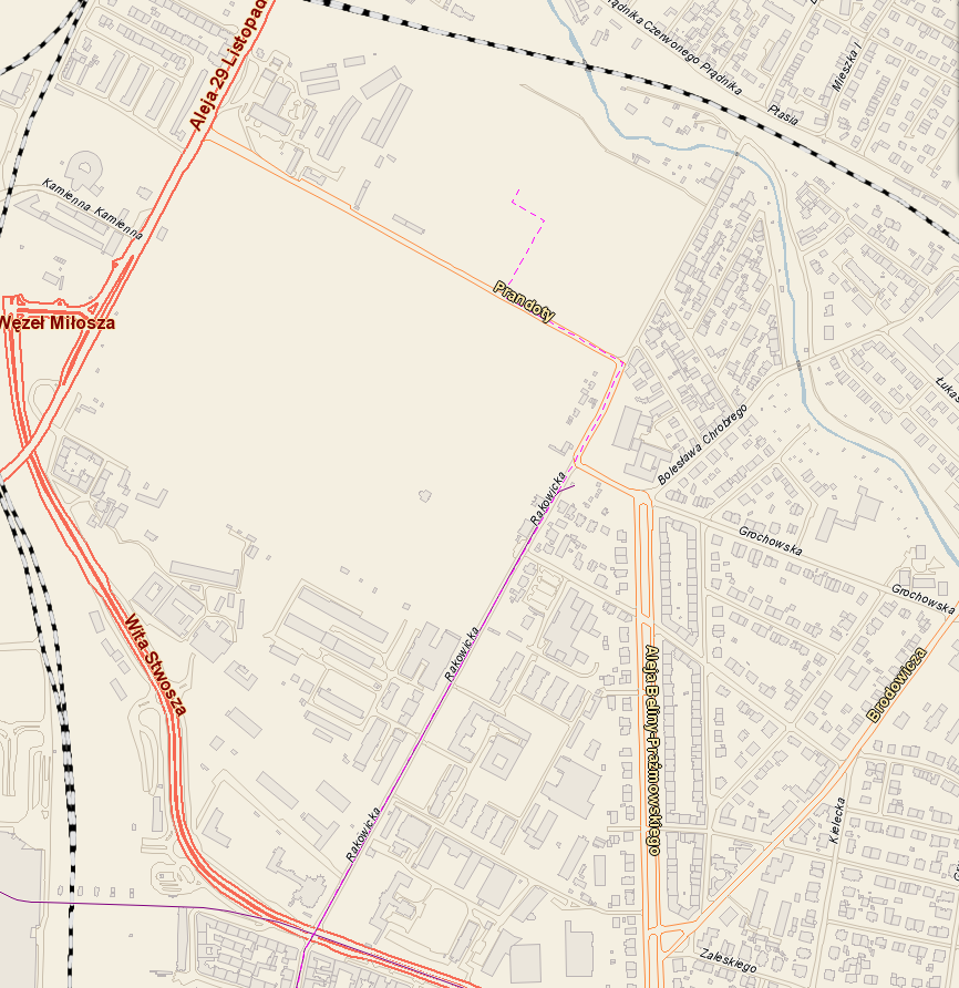 Cmentarz Rakowicki stąpią Mapka