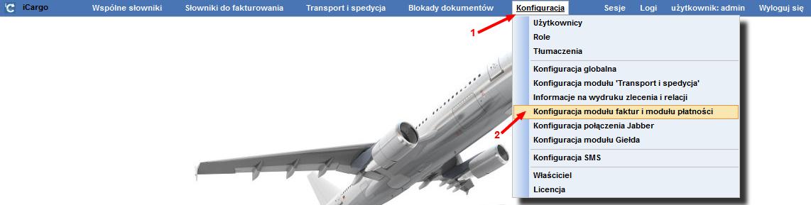 W celu wyłączenia wydruku ilości dni w Terminie płatności na fakturze sprzedaży należy uruchomić opcje Zarządzanie (pkt. 1.4). Następnie klikamy na Konfiguracja (Rys. 278, poz.