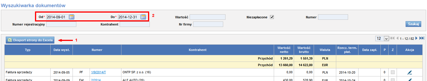 Rys. 41 Przydzielenie uprawnienia Ustawianie firmy aktywnej/nieaktywnej dla wybranej Roli Zmiany zapisujemy klikając przycisk [Zapisz]. 3.