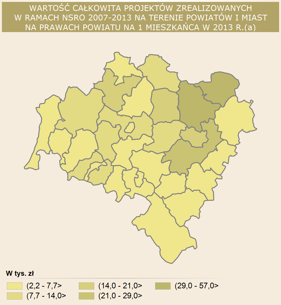 MAPY (a) Dane szacunkowe; miejsce realizacji projektu zgodnie z umową o dofinansowanie; dane dotyczą podpisanych umów o dofinansowanie; bez środków Programu Operacyjnego