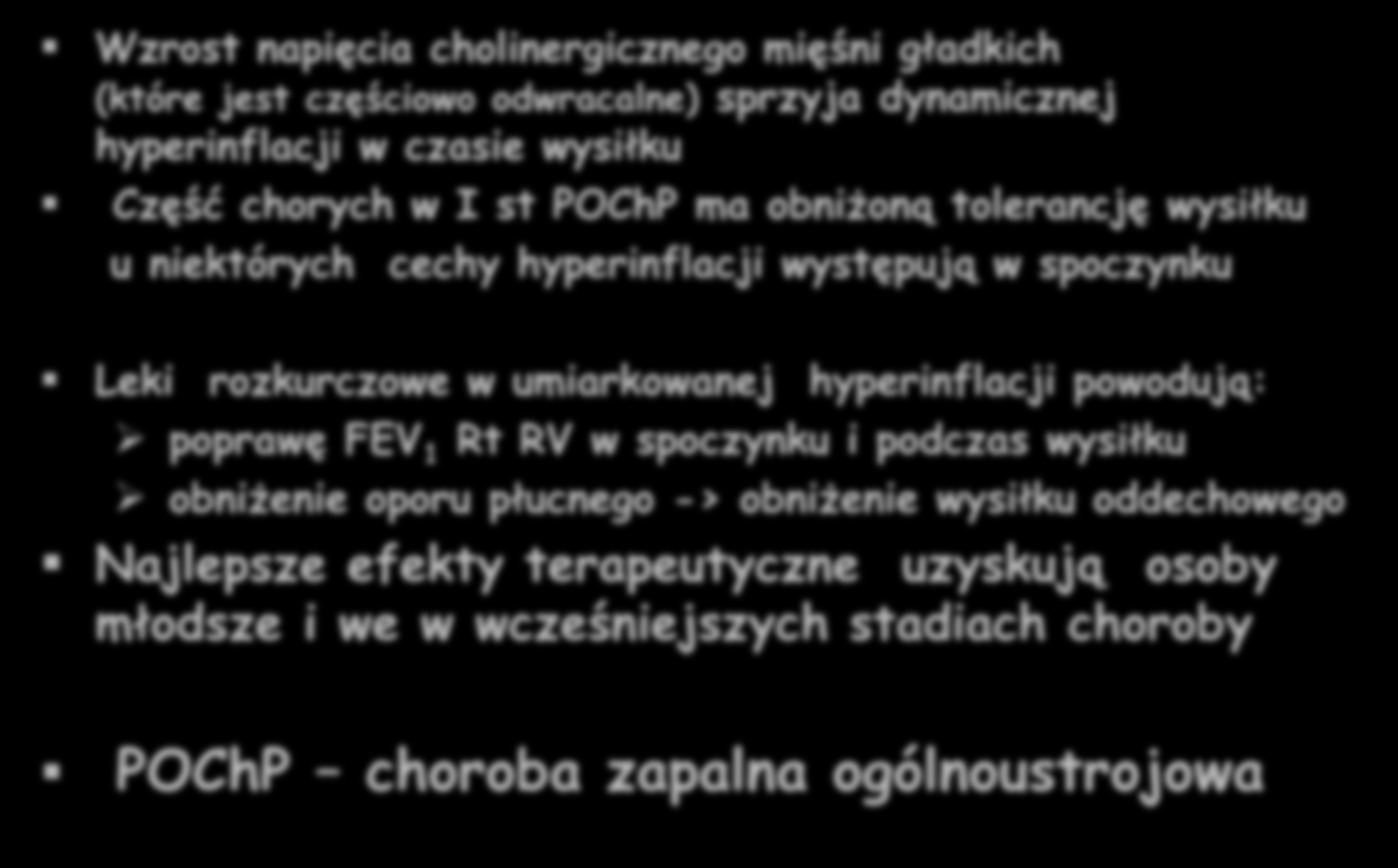 Przesłanki do wczesnego leczenia POChP?