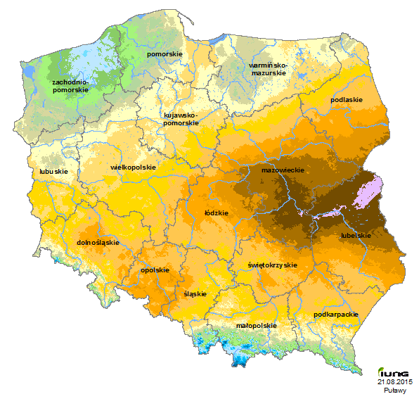 gru-1 24 25 26 27 28 29 21 211 212 213 214 215P Monitoring Branżowy Zbiory zbóż Fala upałów w miesiącach letnich i susze w większości regionów Polski mają negatywny wpływ na wielkość zbiorów zbóż.